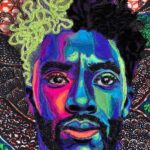 Chadwick Boseman Instagram - This quilt by @bisabutler is stunning! Such a beautiful tribute to our beloved Chadwick. It will be on display at @LACMA’s  #BlackAmericanPortraits alongside the #ObamaPortraits, opening November 7th. We couldn’t be happier or more honored for his image to be featured in such an iconic exhibition. Thank you, Bisa. #FanArtFriday