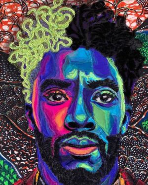 Chadwick Boseman Instagram - This quilt by @bisabutler is stunning! Such a beautiful tribute to our beloved Chadwick. It will be on display at @LACMA’s  #BlackAmericanPortraits alongside the #ObamaPortraits, opening November 7th. We couldn’t be happier or more honored for his image to be featured in such an iconic exhibition. 

Thank you, Bisa. #FanArtFriday