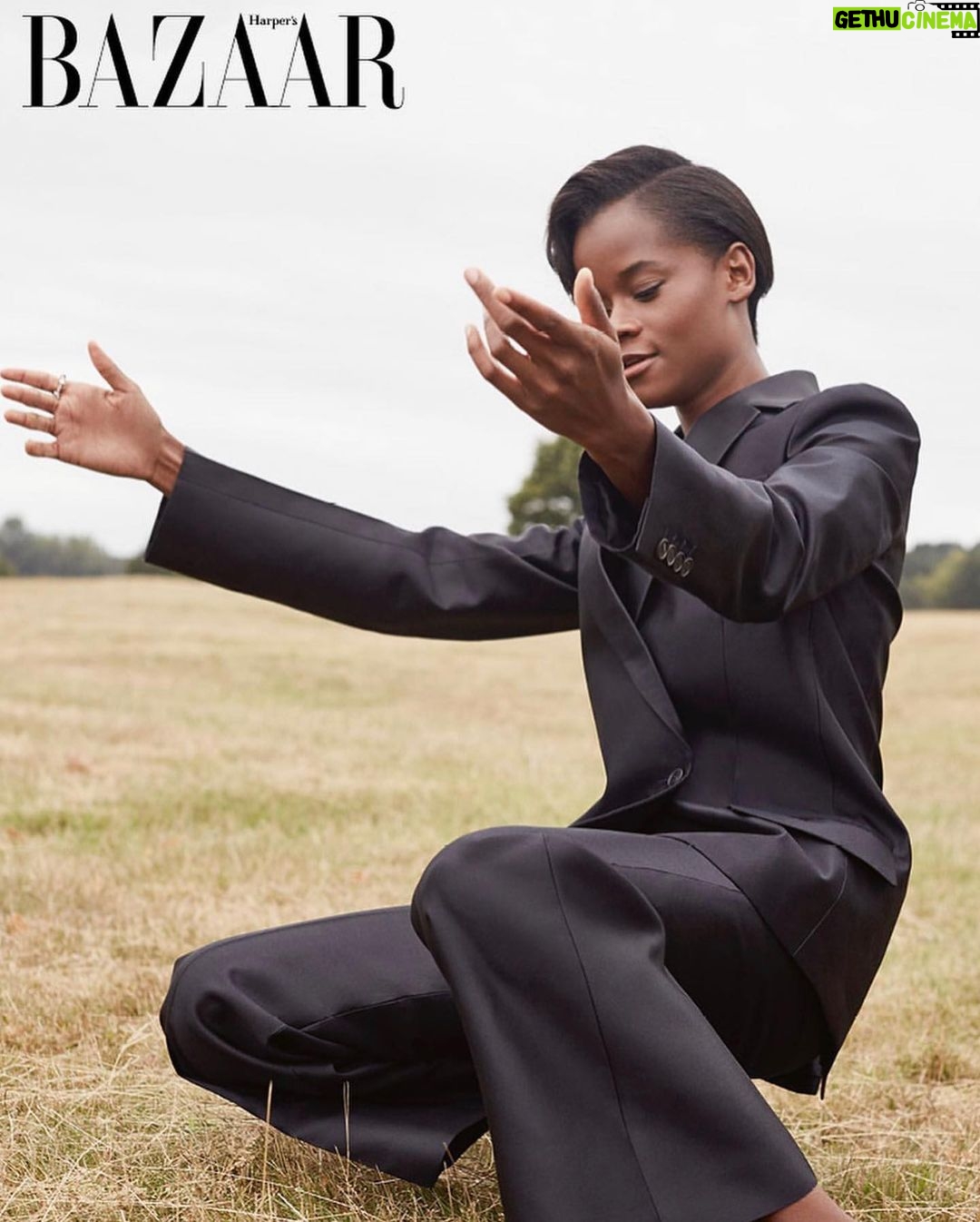 Chadwick Boseman Instagram - Sis out here killing it. Happy birthday @LetitiaWright 🖤 #BlackPantherFam