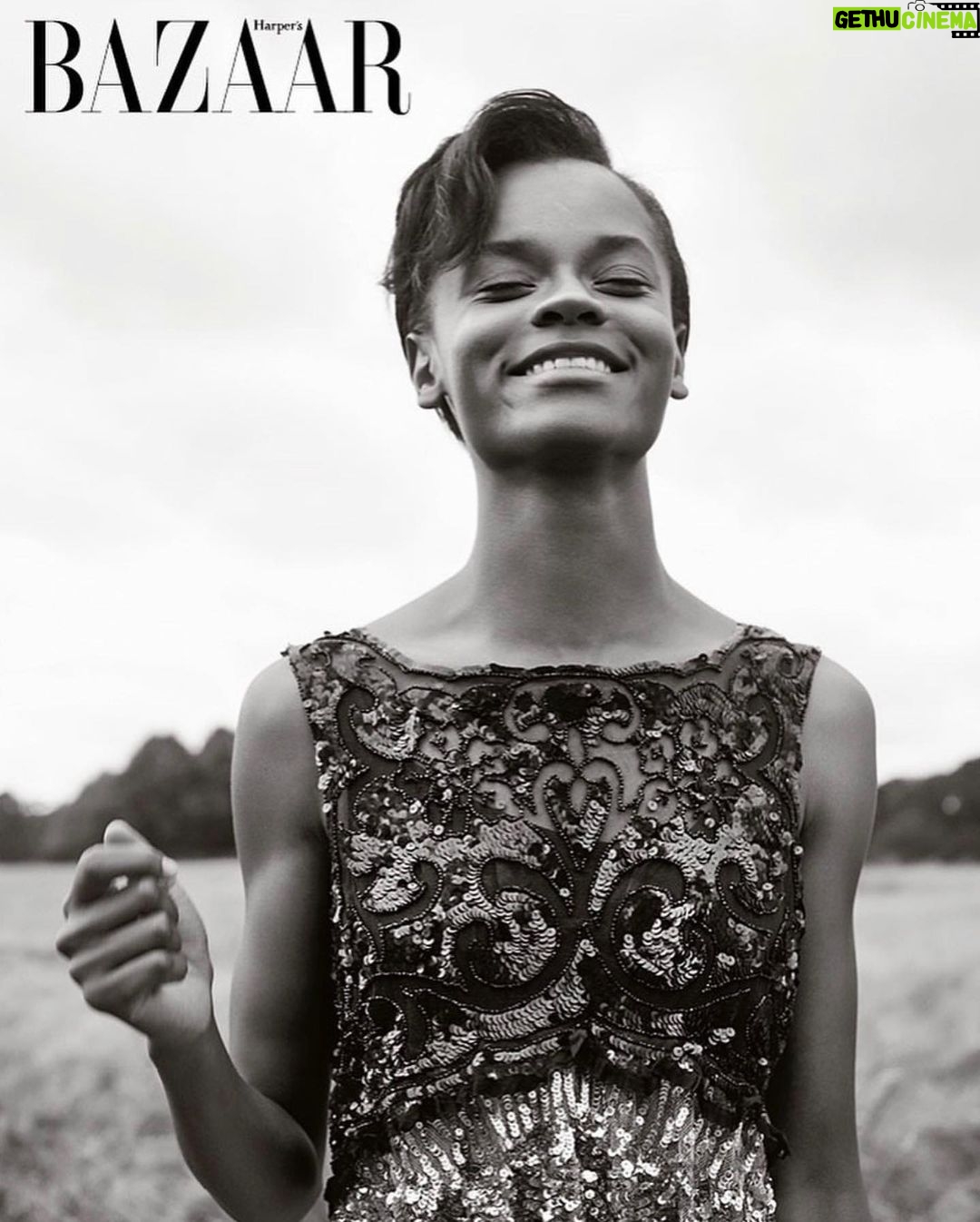 Chadwick Boseman Instagram - Sis out here killing it. Happy birthday @LetitiaWright 🖤 #BlackPantherFam