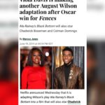 Chadwick Boseman Instagram - #MaRainey
