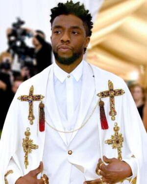Chadwick Boseman Instagram - #MetGala2018 was an experience I’ll never forget. Had such a great night in that #Versace. 👌🏾 I appreciate this year’s invite but due to my shooting schedule, I won’t be able to attend. Hope everyone enjoys! #metgala