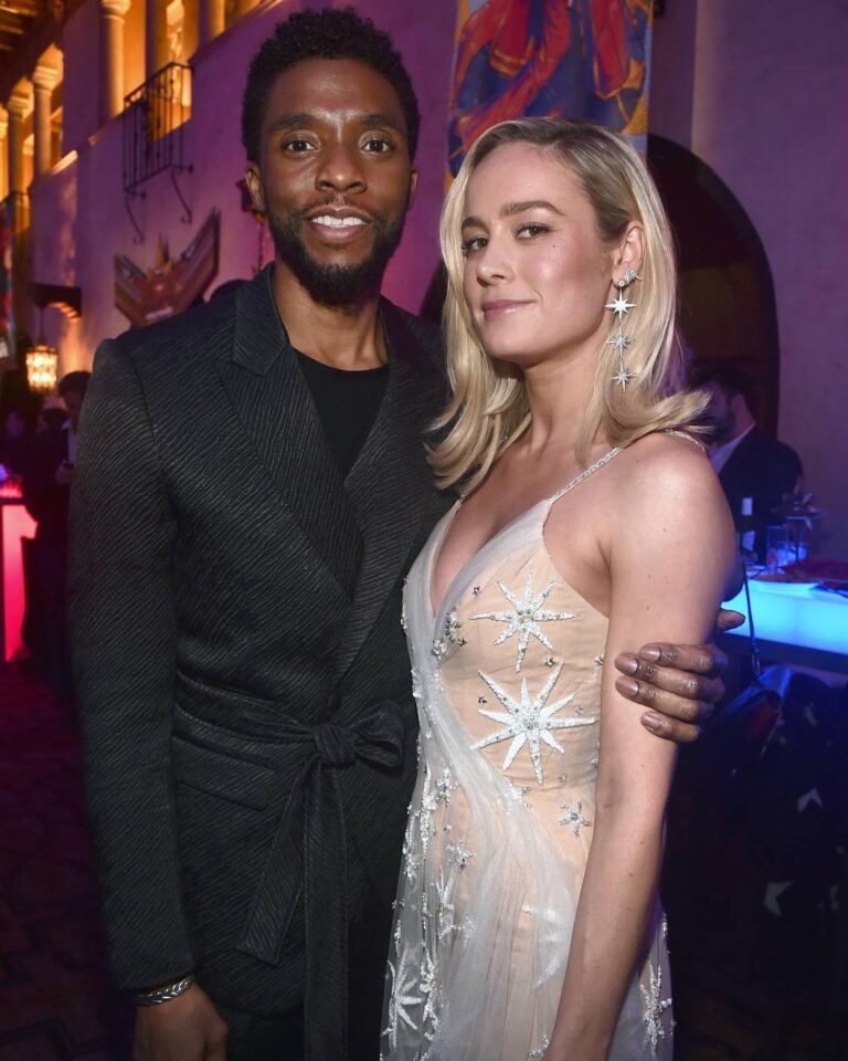 Chadwick Boseman Instagram - Had the privilege of seeing #CaptainMarvel last night. My girl @BrieLarson kills it. Get yourself to a theater this weekend and check it out! #AboutLastNight