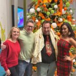 Chandni Parekh Instagram - 🧡 Nickelodeon Holiday Partaaay. I’m pretty happy with my White Elephant steal. Got a Big Nate book, made everyone sign it, and I’ll sell it off for millions one day. MILLIONS. Happy Holidays! #BigNate #nickelodeon Nickelodeon Animation