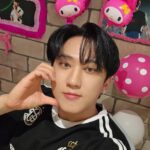 Changbin Instagram – 돼끼 생일 축하해줘서 고마워용><
#🐖🐇