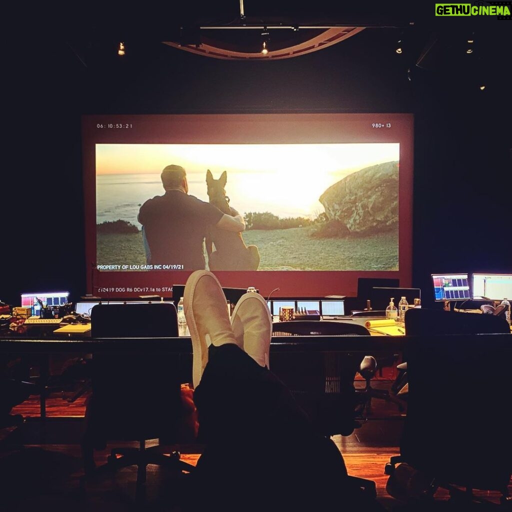 Channing Tatum Instagram - Mixing down our movie DOG today. 🙏🏼. My partner @reid_carolin and @ljones98 and @tsigel and Tom Newman and so many more have worked their asses off and spun magic for this film. I love this movie. @dogthefilm #dog