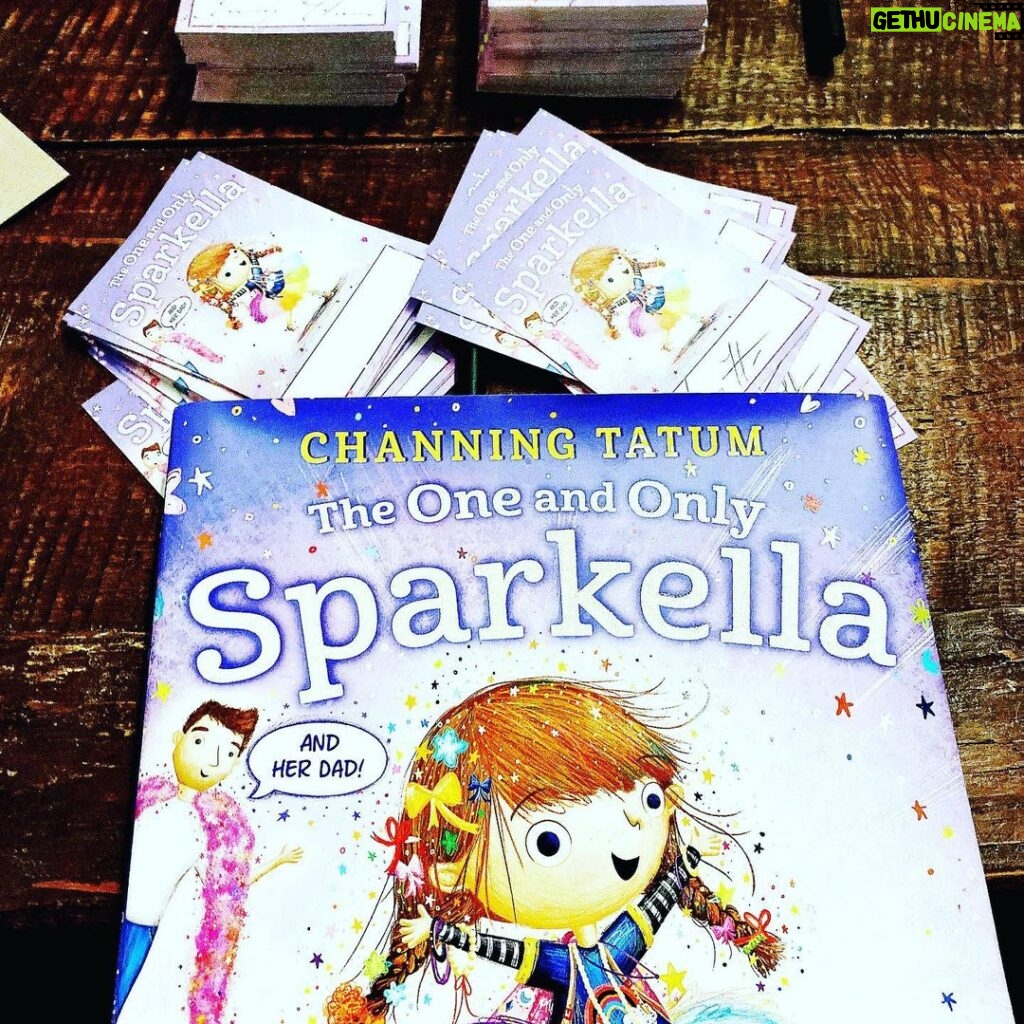 Channing Tatum Instagram - This little story i wrote has really turned out to be something so special to me. So many people helped this come to life and i could not be happier with how it’s all come together. We have so much in store for the #Sparkella world. @sparkella get your pre-order now at @BarnesandNoble @Amazon and more.