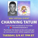 Channing Tatum Instagram - So excited to announce @barnesandnoble is hosting my #SPARKELLA launch event on 5/4 at 7pm ET, streaming live to my Facebook! You can get your copy + an exclusive gift here: http://bit.ly/BNSparkella