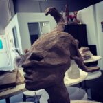 Channing Tatum Instagram - Little something i started at a little day sculpting workshop i took. Stay on that learning grind people. 🐰mask. Hehe 🙃