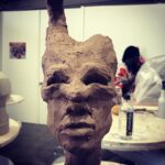 Channing Tatum Instagram - Little something i started at a little day sculpting workshop i took. Stay on that learning grind people. 🐰mask. Hehe 🙃