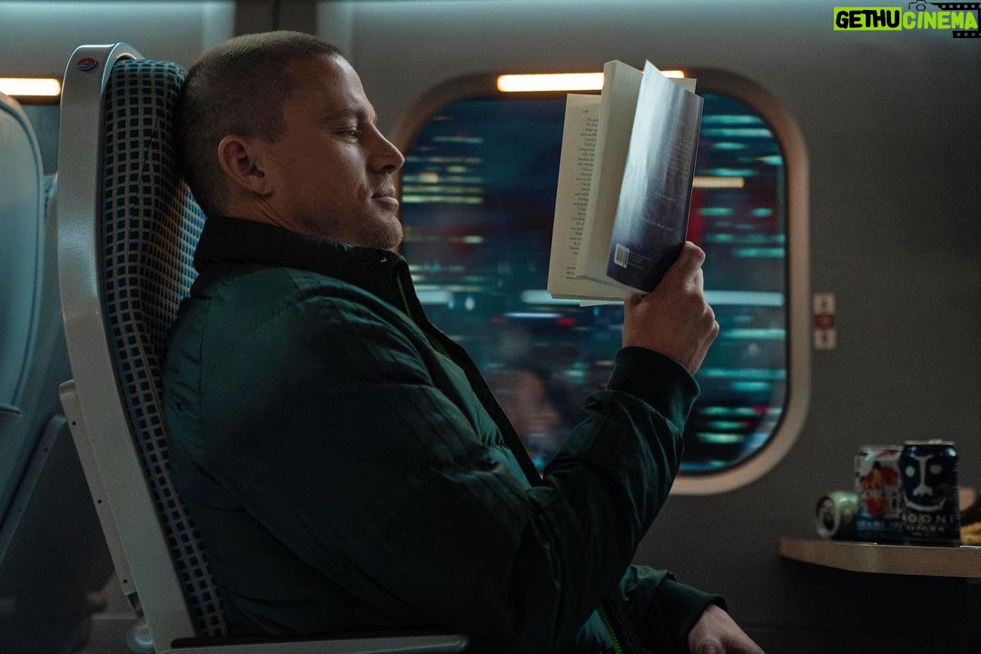 Channing Tatum Instagram - Caught a quick ride on a Bullet Train…it got a little weird. #BulletTrainMovie