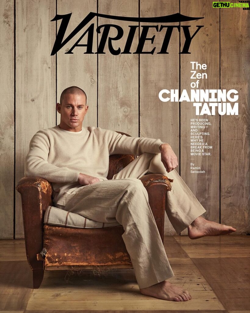 Channing Tatum Instagram - It’s been a minute since I’ve done one of these. Got to shoot with my good friend @brianbowensmith again and @raminsetoodeh who interviewed us was so sweet. Also got to reminisce about the past few years, my 18-year-old self, and my last road trip with one of my favorite souls in the world. Thanks to @Variety and absolutely everyone for making me feel so very goodie good! http://bit.ly/ctvarietyjan22