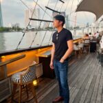 Chanon Ukkhachata Instagram - 😊 เราเมาเรือ แต่ เราก็เมารักนะ 🤟🏻 Asiatique The Riverfront Destination