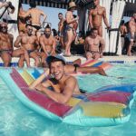 Chanse McCrary Instagram - I am not Pool enough 🎹 • • • • • • • • • • • #summer #pool #schoolofrock #mixed #gay #body #boys The Hotel Cafe