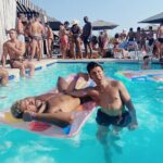 Chanse McCrary Instagram - I am not Pool enough 🎹 • • • • • • • • • • • #summer #pool #schoolofrock #mixed #gay #body #boys The Hotel Cafe