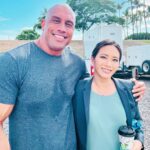 Chantal Thuy Instagram - Had a little fan girl moment yesterday. 🤩@samoanstuntman #magnumpi #hawaii #stunts #cheerstunts