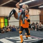 Chantelle Allison Instagram - Sean Ross Sapp finds his atomic drop ineffective on Shazza McKenzie in their street fight at Black Label Pro presents Slamilton inside the Berwyn Eagles Club in the Chicagoland area. From December 1, 2023 The match raised $6000 for Nation Alliance on Mental Illness. Black Label Pro is on Fite+ 📸 @CheapheatSpotfest @NathynWithAY #Wrestling #Chicago #IndieWrestling #CheapheatSpotfest Berwyn Eagles 2125
