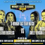 Chantelle Allison Instagram - WOMEN’S DIVISION BATTLE! Officially signed for the AAW Windy City Classic XVIII: @prowrestling_sierra @heather_reckless @justmaggielee vs. @missakate23 @shazza_mckenzie @shellybenson The Windy City Classic XVIII This Saturday Berwyn Eagles Club Tickets aawpro.ticketleap.com LIVE on @highspots #AAWClassic #AAW #AAWPRO #AEW #WWE #NXT #TNA #womenswrestling #prowrestling Berwyn Eagles 2125