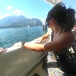 Chantelle Cameron Instagram - I’ve had enough of England right now with this cold weather. 🥶 Reminiscing of my skin on fire and my tan on point 🌞 Travel more Worry less 😉 Lake Como, Italy