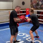 Chantelle Cameron Instagram - Locked in 🔒 🥊 #november25th #boxing #boxingtraining #repeat Dubai, UAE