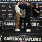 Chantelle Cameron Instagram - Presser done Weigh in tomo Cannot wait to fight 🥊 Dublin, Ireland