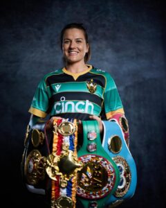 Chantelle Cameron Instagram - 𝗡𝗼𝗿𝘁𝗵𝗮𝗺𝗽𝘁𝗼𝗻'𝘀 𝗙𝗶𝗴𝗵𝘁𝗶𝗻𝗴 𝗣𝗿𝗶𝗱𝗲 👊 @chancam91 is eyeing her own homecoming next year 😇 #CameronTaylor2