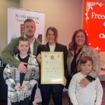 Chantelle Cameron Instagram - What an honour to be presented with freedom of the town in my hometown Northampton for my boxing achievements. Alongside the legend Courtney Lawes. So proud to be the first sportswomen from this town to achieve this and be in the history books with princess Diana for achieving this award. So blessed to have the support in my town from my sponsors to my family and to my friends. Been a rough couple of weeks but I am determined to be your World Champion again ❤️ 🌎 Northampton, Northamptonshire