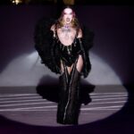 Charity Kase Instagram - The Showstopper 🌟 So much fun to walk for the fabulous @pameopose at Tokyo fashion week! #tokyofashionweek #pameopose #dragmonster Tokyo Olympic Stadium