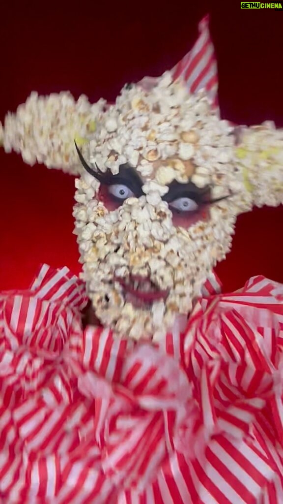 Charity Kase Instagram - You wanna come to the cinema? 🍿 Used : Popcorn A revisit of one of my most favourite looks! Was so cool to see everyone recreate this a few years back. Thought it was time to try and give her an update! #dragmonster #dailydrag #sfxmakeup