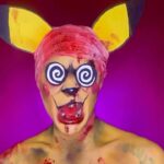 Charity Kase Instagram - Thunder Shock!⚡️ Which other Pokémon should I create this year? 👀 Day 33 #366daysofdrag Contacts from @madworldlondon @mehronmakeup @mehronuk cream blend sticks, latex @grimasofficial tooth paint @hudabeauty flawless bake powder, life liner @beautybaycom brushes and bright pallet @maccosmetics @maccosmeticsuk liquid lipstick in black #dailydrag #dragmonster #cosplay #pikachu London, Unιted Kingdom