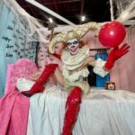 Charity Kase Instagram – Drag con day 2 🤡 

So much fun meeting SO many people today! Pop by booth E55 tomorrow for your last chance to buy my exclusive drag con Uk merch! 😍

Look from @prangstacostumiers 💓

#dragmonster #pennywise #it London, United Kingdom