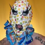 Charity Kase Instagram - Day 32 #366daysofdrag Why do I feel like I’ve got egg on my face? 🍳 Contacts from @madworldlondon Comment which characters you’d like to see me create over the next 11 months! Ps @haribouki_ sponsor me ❤️ #haribo #dragmonster #dailydrag