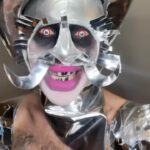 Charity Kase Instagram - YE HAW BABY Metallic cowboy from outta space 🛸 Full look by the fabulous @trashyplanets 💖 Thanks so much for your hard work on this fab look! Love you 💋 #dragmonster #dragraceuk #tour London, United Kingdom