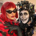 Charity Kase Instagram - Ugly step sisters 👠🧹 So glad to be reunited on tour 💋 #dragrace #dragmonster London, United Kingdom