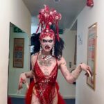 Charity Kase Instagram - The corpse of cabaret! My first night hosting @circusofhorrorsofficial UK tour 👹❤️ Day 27 #366daysofdrag Full look by moi #dailydrag #circusofhorrors #dragmonster Tyne Theatre & Opera House