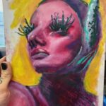 Charity Kase Instagram - @crystal.will.see.you.now had a fabulous time drawing the absolute icon that is Crystal today. This Queen has been an inspiration to me for years. Her attitude her aesthetic and her all-round talent has inspired me to push myself further. Props to you Crystal, you’re amazing congratulations on your legacy and everything you stand for. Sending you all my love and admiration ❤️ Your fellow East Landan Nightmare x #dailydrag #dragmonster #crystalwillseeyounow London, United Kingdom