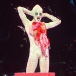 Charity Kase Instagram - Leaving it all on the stage 💀 🩸 Some photos from the last 7 weeks of tour! Thanks to these gorgeous icons for putting a hell of a show on every night for each and every one of us! You’re all incredible at what you do and absolute sweethearts. @billyroysawyer @mylesnewland @dannycoburnn @kyleashleys 🖤 Look @bycharitykase #dragraceuk #dragmonster #vossevents London, United Kingdom
