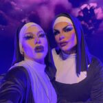 Charity Kase Instagram - Ugly step sisters 👠🧹 So glad to be reunited on tour 💋 #dragrace #dragmonster London, United Kingdom