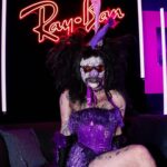 Charity Kase Instagram - Your friendly neighbourhood Rayban clown 💜 Had so much fun at the @rayban party celebrating the release of their new colourblock collection! 🔥💖 Thanks for having me! #Youareon #dragmonster London, United Kingdom