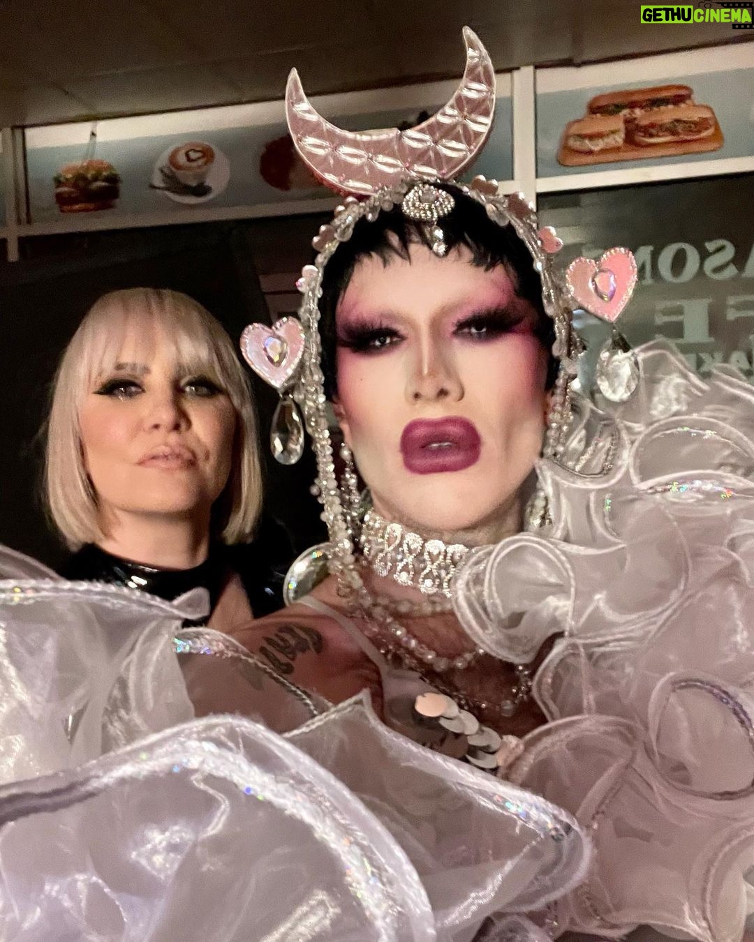 Charity Kase Instagram - Hard to forget ✨ My look for the new @officialsteps video! So much fun to be involved with, an actual childhood dream come true! 🥰 Headpiece by the ever gorgeous @celestialcoutures #hardtoforget #steps #disco London, United Kingdom