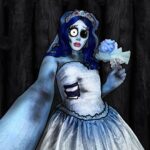 Charity Kase Instagram - Brb just off to drag a guy down to the underworld 👻 Day 21 #366daysofdrag Costume from @smiffysuk #corpsebride #digitalart #dragmonster