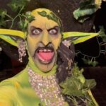 Charity Kase Instagram - Day 7 #366daysofdrag Do ya fancy a dip in the swamp? @grimasofficial tooth paint, liquid latex @mehronuk creme blend sticks @colourpopcosmetics supershock shadows #dragmonster #witch #dragraceuk London, United Kingdom