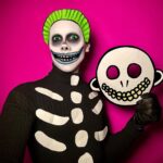 Charity Kase Instagram - Day 6 #366daysofdrag Which other characters do ya wanna see me do?! Base- @mehronmakeup cream blend sticks Eyes- @colourpopcosmetics supershock shadows @hudabeauty liquid liner Brush set from @beautybaycom #nightmarebeforechristmas #timburton #dragmonster #cosplay London, United Kingdom