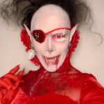 Charity Kase Instagram - Day 2 #366daysofdrag Im thirsty 🩸 #dragmonster #dailydrag #dragraceuk #vampire London, United Kingdom