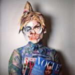 Charity Kase Instagram - Looking back through old looks and getting inspired to be more experimental again with my work! This look is from 2017 when I was undertaking a 365 Days Of Drag challenge during my first year doing drag. I think I was forcing myself to be creative and that was the beginning of my life turning around. I feel like I have become too obsessed with trying to be flawless and presenting only my ‘best’ work to create my actual best work (ironically) and so my New Year’s resolution is to tap back into my unpolished, expressive drag and art. Prepare to see more art, more ideas and more nightmare fuel. #dragmonster #dragraceuk #archive #vogue London, United Kingdom