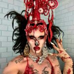 Charity Kase Instagram - Day 42 #366daysofdrag The corpse of cabaret ☠️ For @circusofhorrorsofficial ❤️ #deadshowgirl #dragmonster #circusofhorrors Gordon Craig Theatre Stevenage
