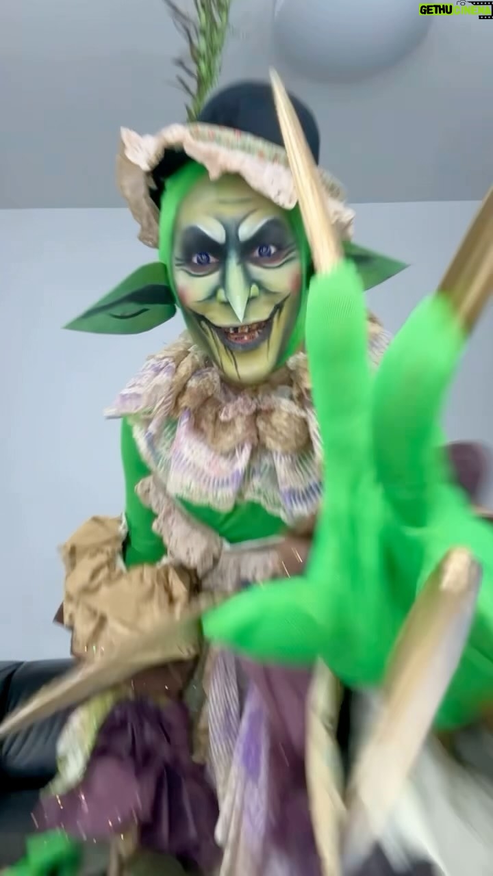 Charity Kase Instagram - Day 41 #366daysofdrag Glamour goblin for @circusofhorrorsofficial 😈 These sleeves were made in 2016 as the first look in my 365 days of drag series. They are falling apart now but nothing some stones and hot glue couldn’t fix 👻 #circusofhorrors #dragmonster #goblindrag Theatre Royal & Royal Concert Hall