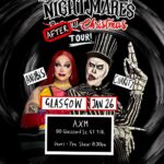 Charity Kase Instagram - WERE BACK! 💀 Catch you at the end of the month with our return to The Nightmares tour! We can’t wait to take over the north with our camp cabaret, ticket link in bio! All previous tickets will be valid for these shows 👻 #nightmarebeforechristmas #cabaret #dragraceuk #dragtour London, United Kingdom