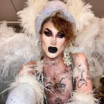 Charity Kase Instagram - Yeah it killed thanks for asking 👼🏻 Base- @hudabeauty @bennyemakeup Eyes- @colourpopcosmetics Lips - @maccosmeticsuk #dragangel #dragqueen #dragraceuk London, United Kingdom