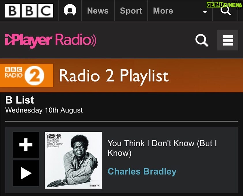 Charles Bradley Instagram - Moving up to the "B" list on @bbcradio2 playlist! And another week on @bbc6music "A" list! Listen here: http://www.bbc.co.uk/radio2/playlist #charlesbradley #bbc #radio2 #radio6